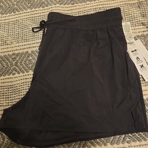 Black Drawstring Short